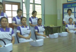 2009 free Reiki trianing to Nurse Aids at Suanprung Hospital in Chiangmai