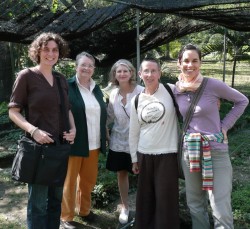 2008 Reiki students visit HDD gardens after giving free Reiki sessions to 16 patients