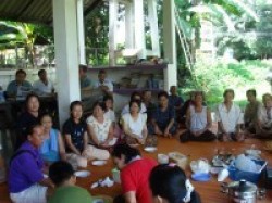 2006 meeting cancer patients at the Cander Hostel